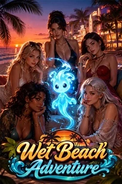 Wet beach adventure